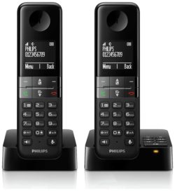 Philips - D4552B 05 Twin - Cordless Telephone